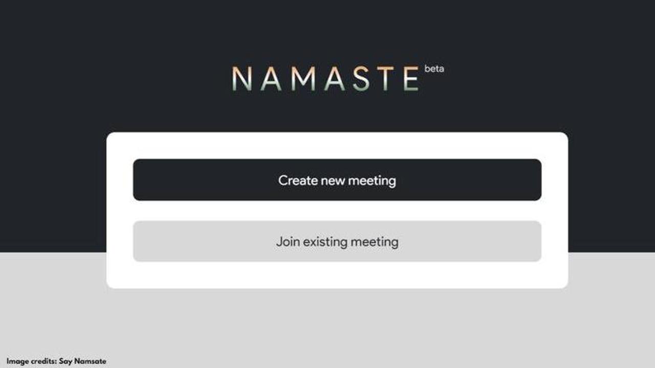 What is the Say Namaste meeting app