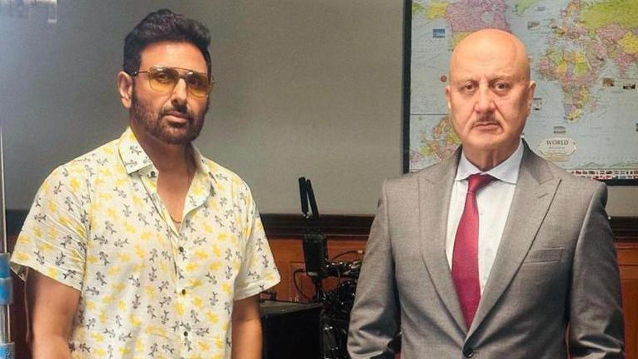 Anupam Kher and Parvin Dabas