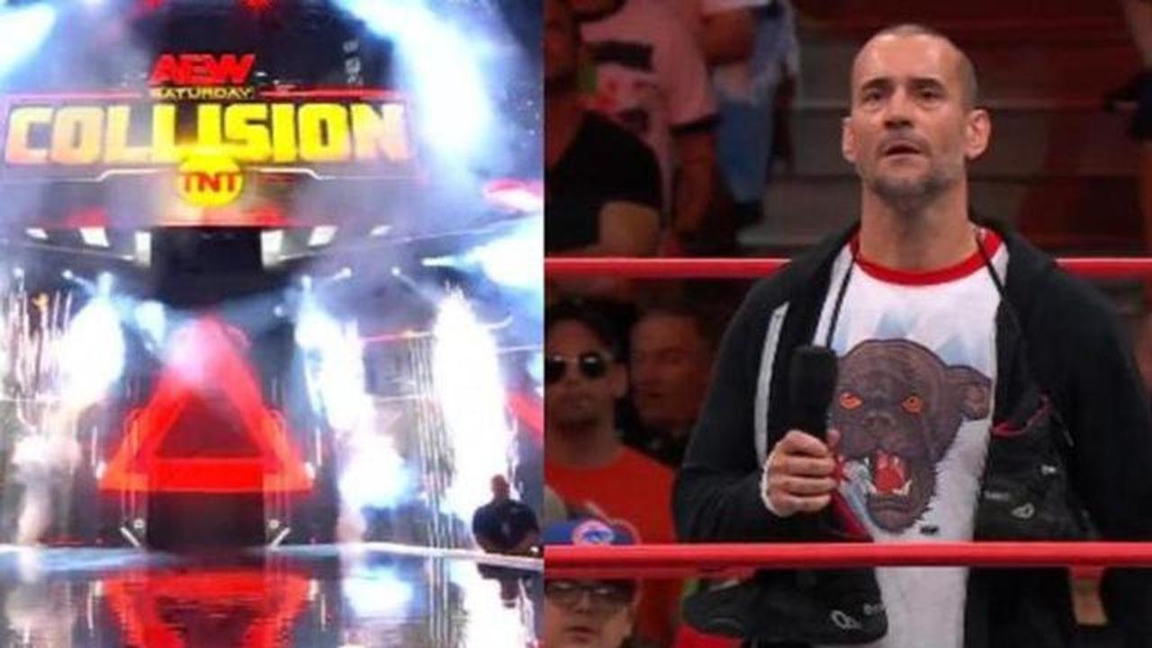 CM Punk gets deafening cheer from Chicago crowd on his return to AEW Collision | WATCH