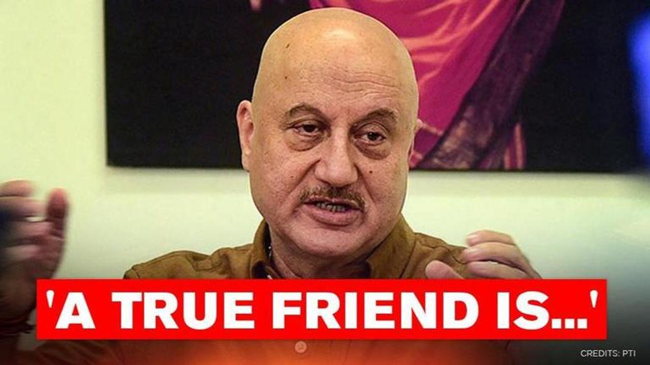 Friendship's Day: Anupam Kher extends wishes to friends with a poetic twist; See Post