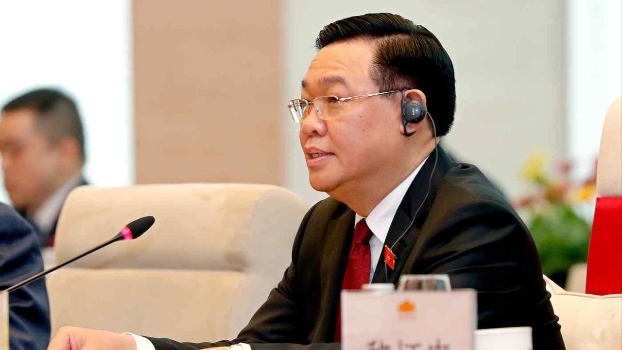 Chairman of Vietnam's National Assembly Vuong Dinh Hue has resigned. 