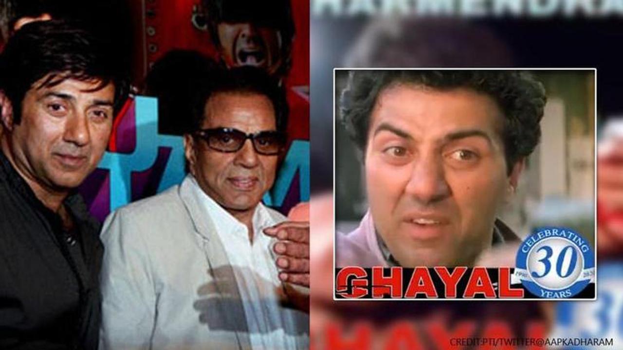 Dharmendra takes fans back in time as 'Ghayal' clocks 30 years, shares a video