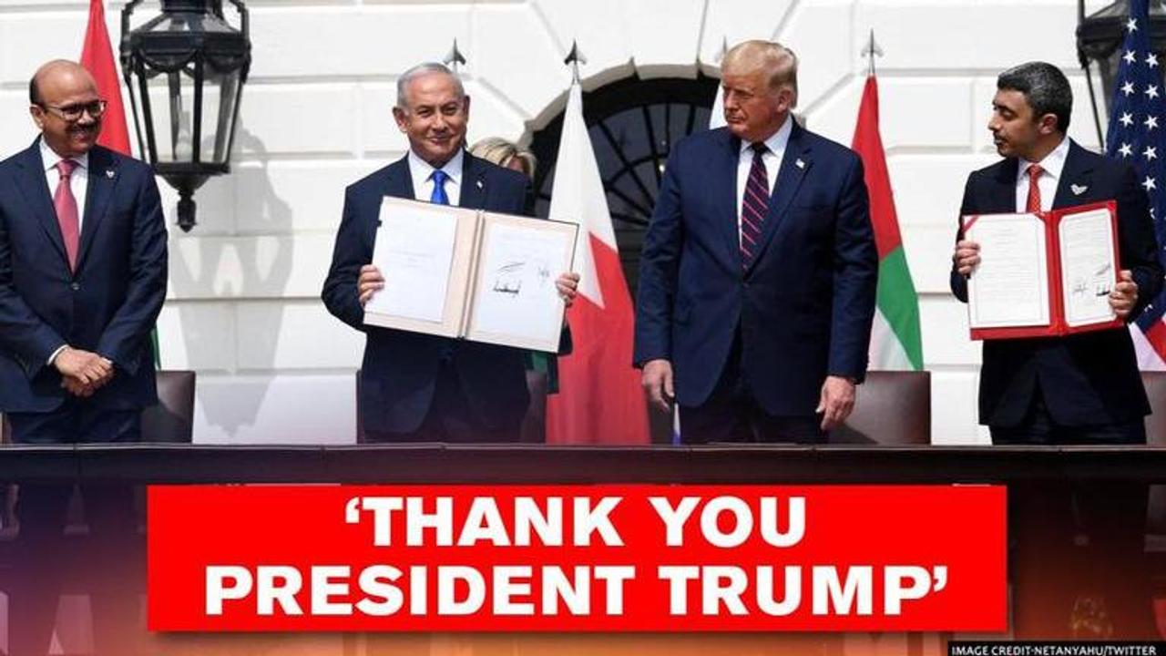 Abraham Accord: Netanyahu thanks Donald Trump for 'standing by Israel's side'