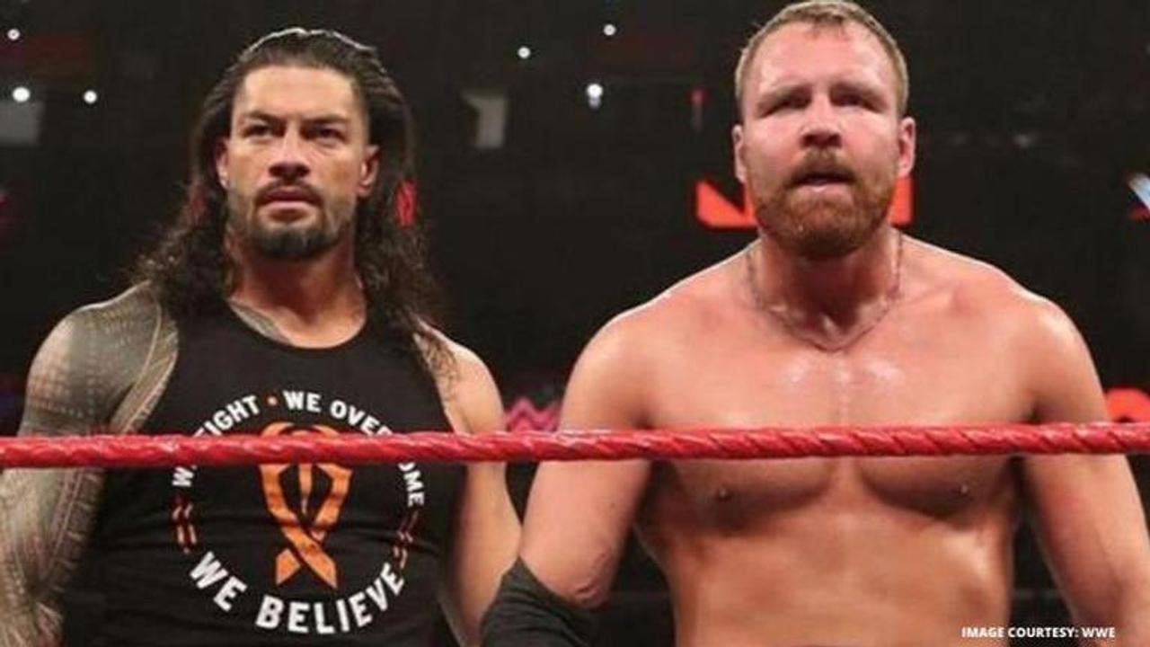 Jon Moxley aka Dean Ambrose and Roman Reigns