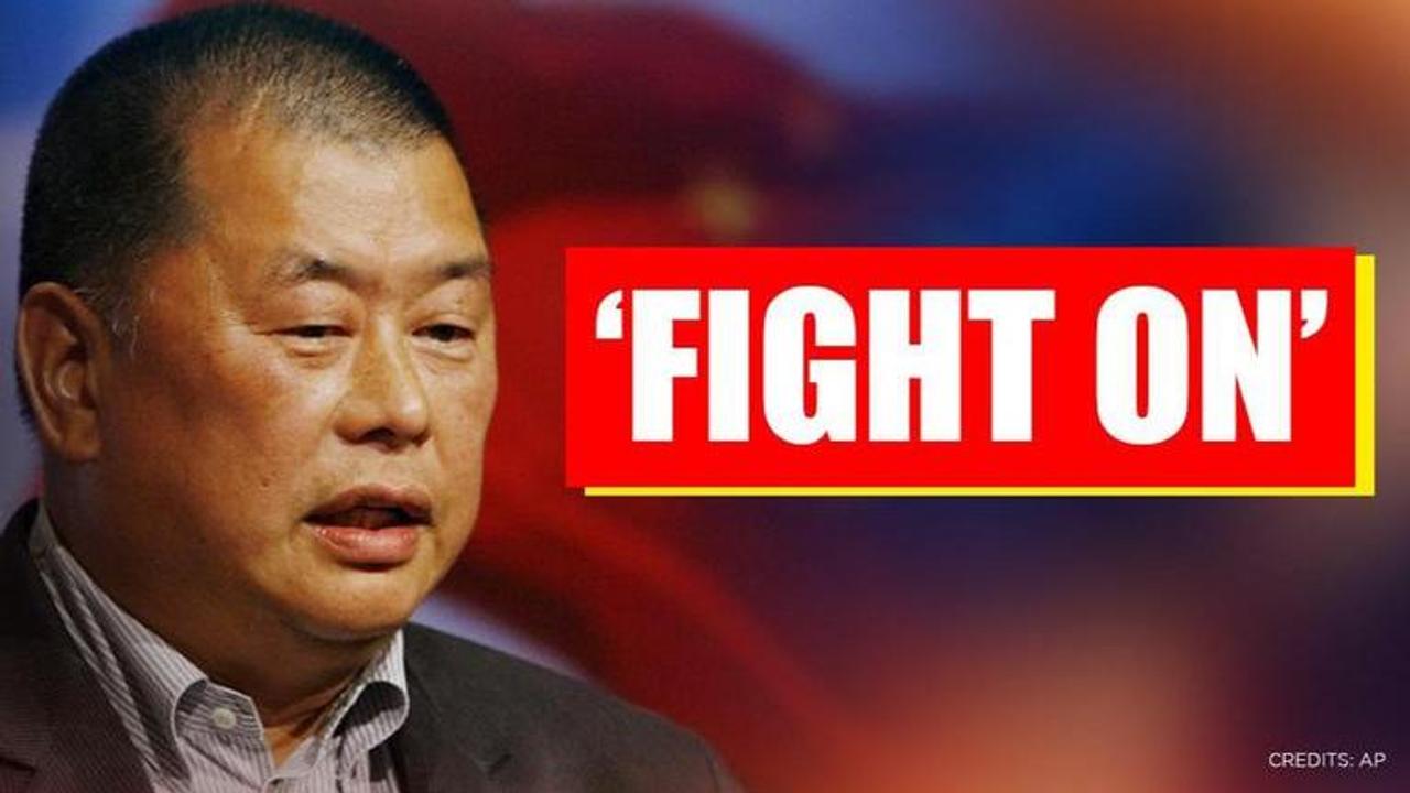 Hong Kong: Jimmy Lai asks reporters to 'fight on', says can't let down people