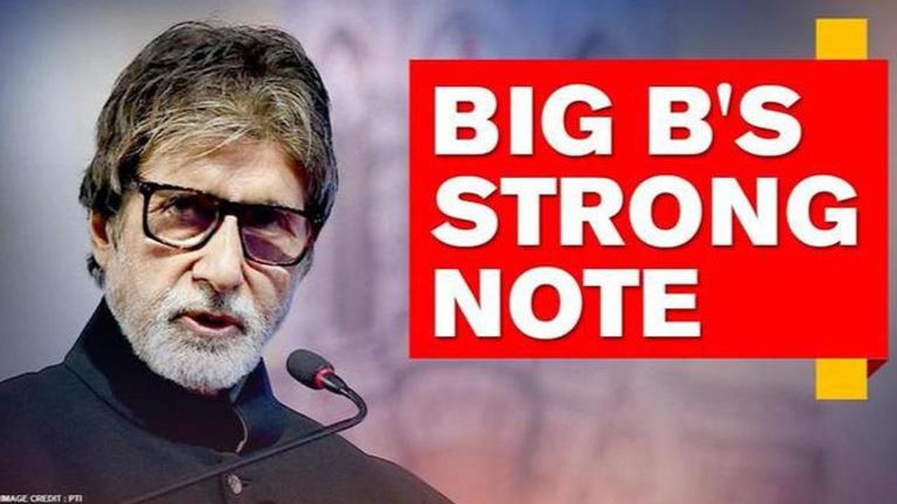 Big B posts 'suppression' quote after bashing trolls; shares prayer hospital staff recite