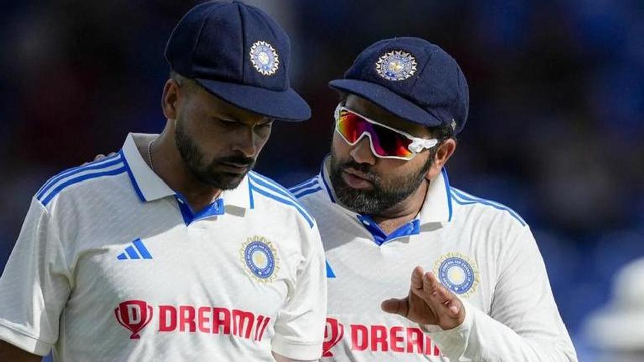 Mukesh gets first wicket as West Indies reach 117/2 during rain-hit first session