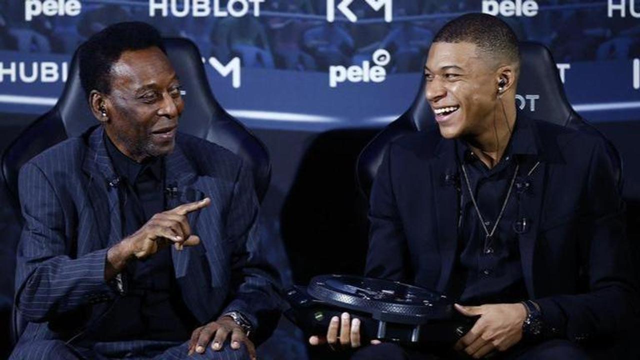 Kylian Mbappe and Pelé