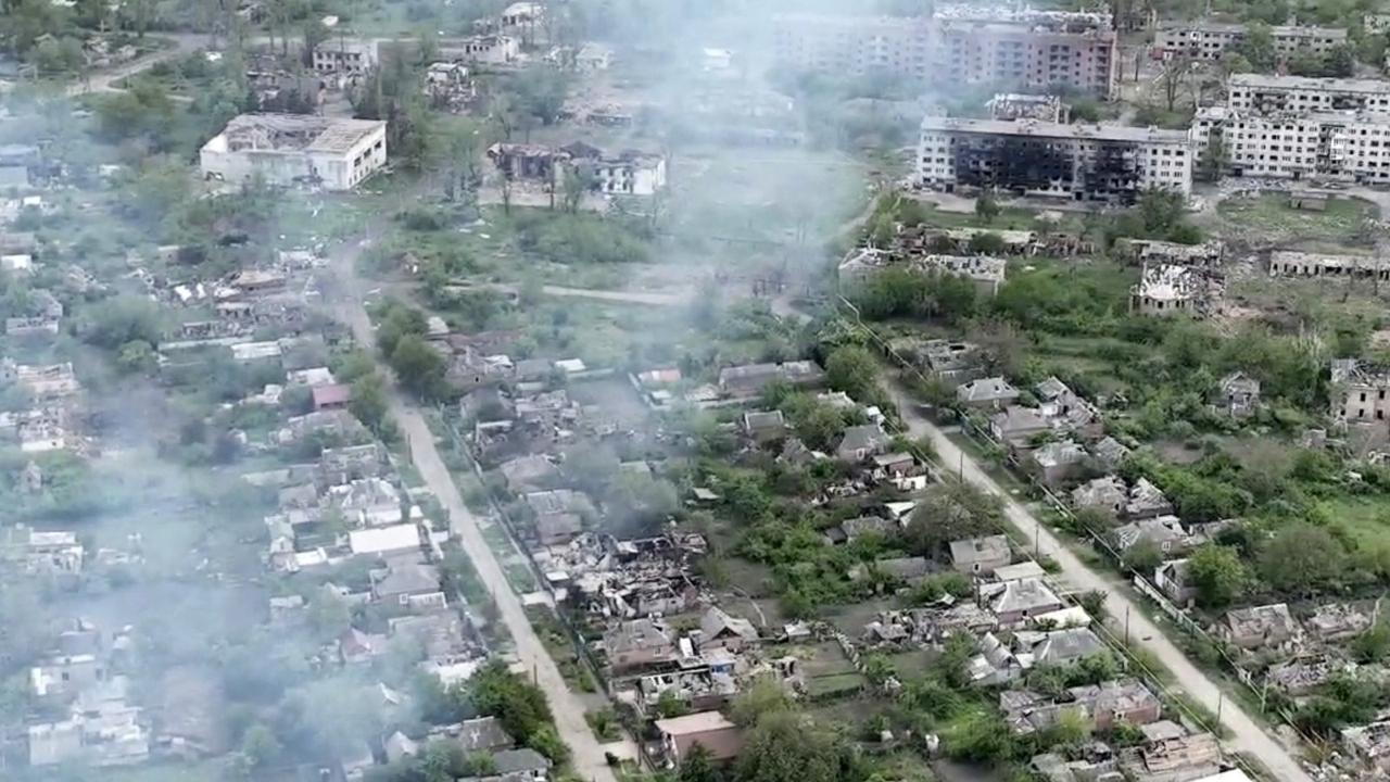  Ukraine’s military has acknowledged the Russians have gained a “foothold” in Ocheretyne, which had a population of about 3,000 before the war, but say fighting continues. No people could be seen in the footage, and no building in Ocheretyne appeared to have been left untouched by the fighting. 