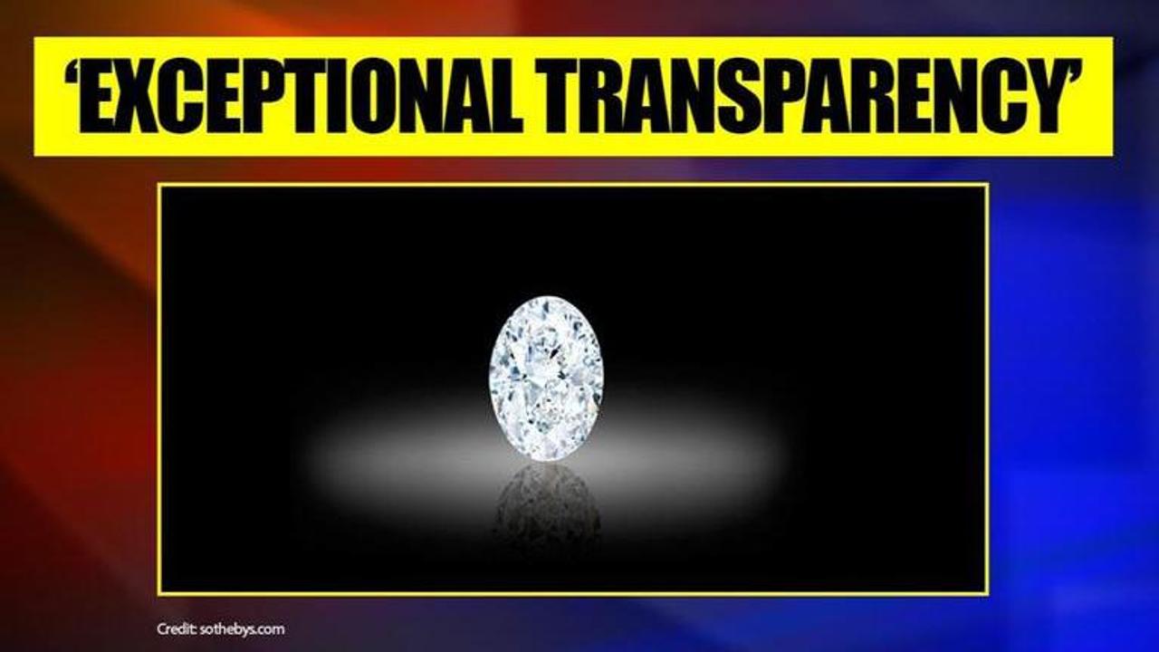 White Diamond worth millions set to be auctioned in Hong Kong