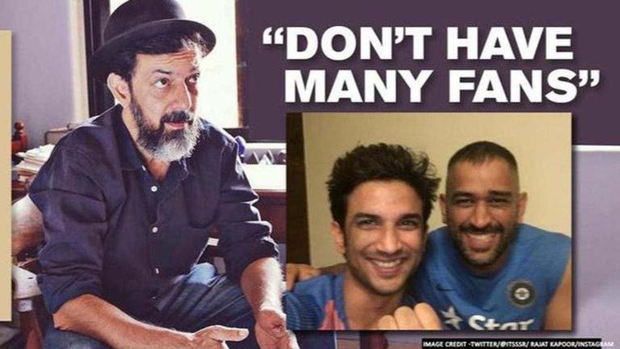 When Sushant hit back at Rajat Kapoor's 'Dhoni looks better' comment, then praised senior