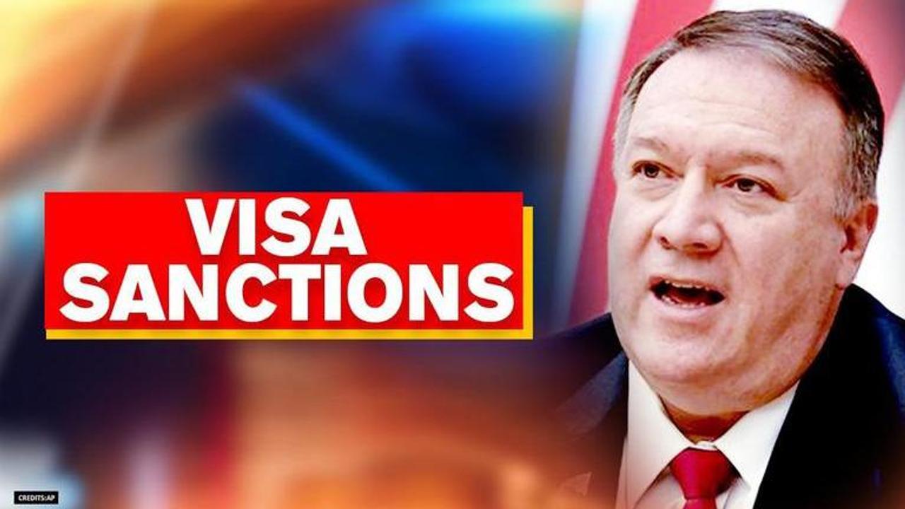 Pompeo announces imposition of Visa restrictions