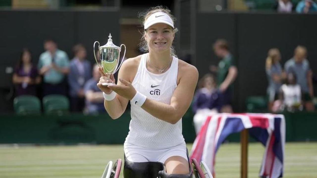 De Groot secures 11th straight Grand Slam title by winning the women’s wheelchair final at Wimbledon