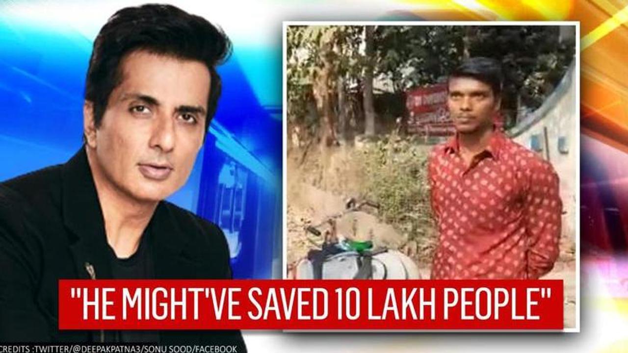 Sonu Sood's fan from Bihar leaves on bicycle to Mumbai to convey gratitude, actor responds