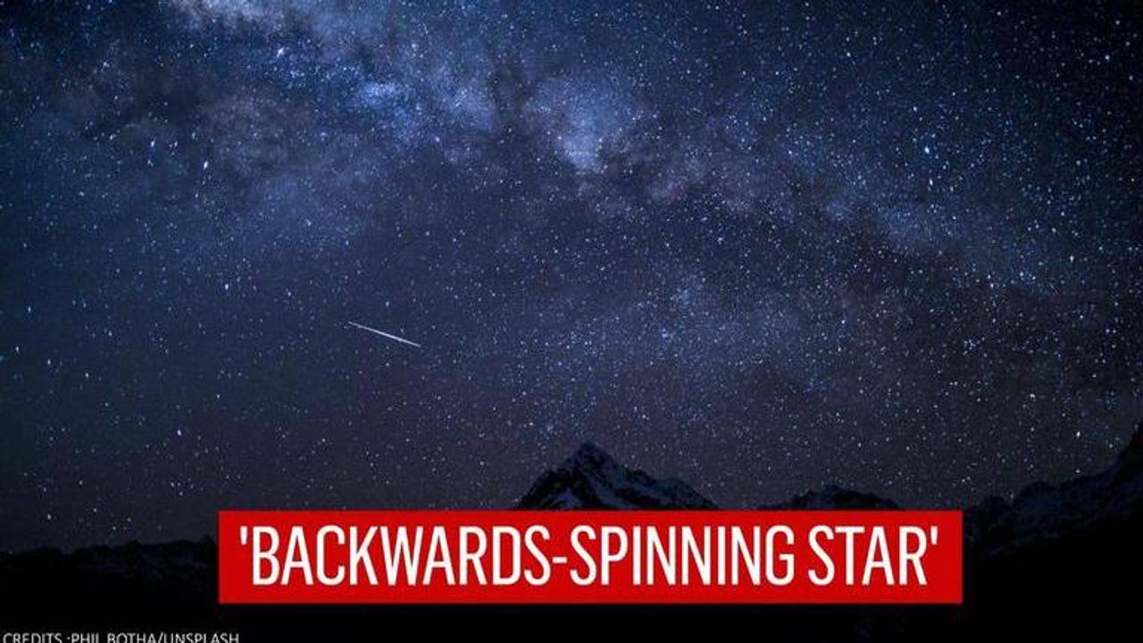 backwards-spinning star