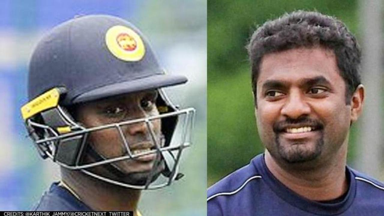 Angelo Mathews, Muralitharan