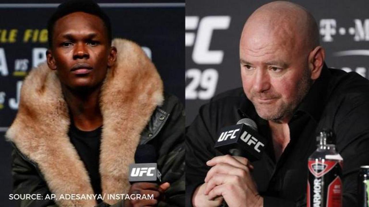 dana white and Israel Adesanya