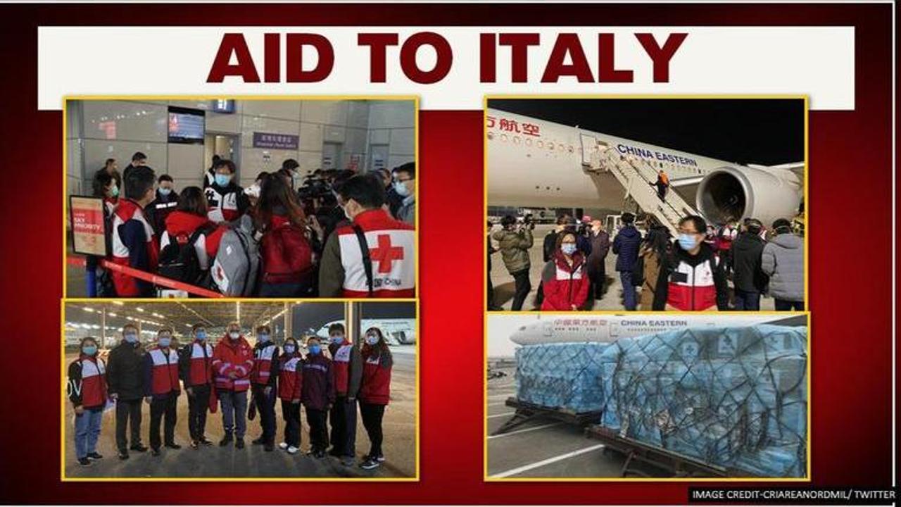 China sends experts and medical supplies to Italy