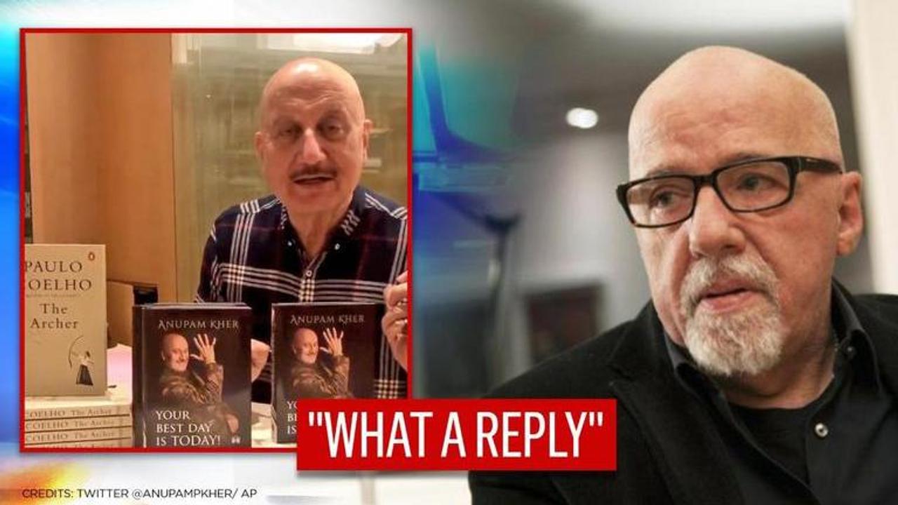 Anupam Kher receives 'best gift' from Paulo Coelho as video tagging author prompts reply