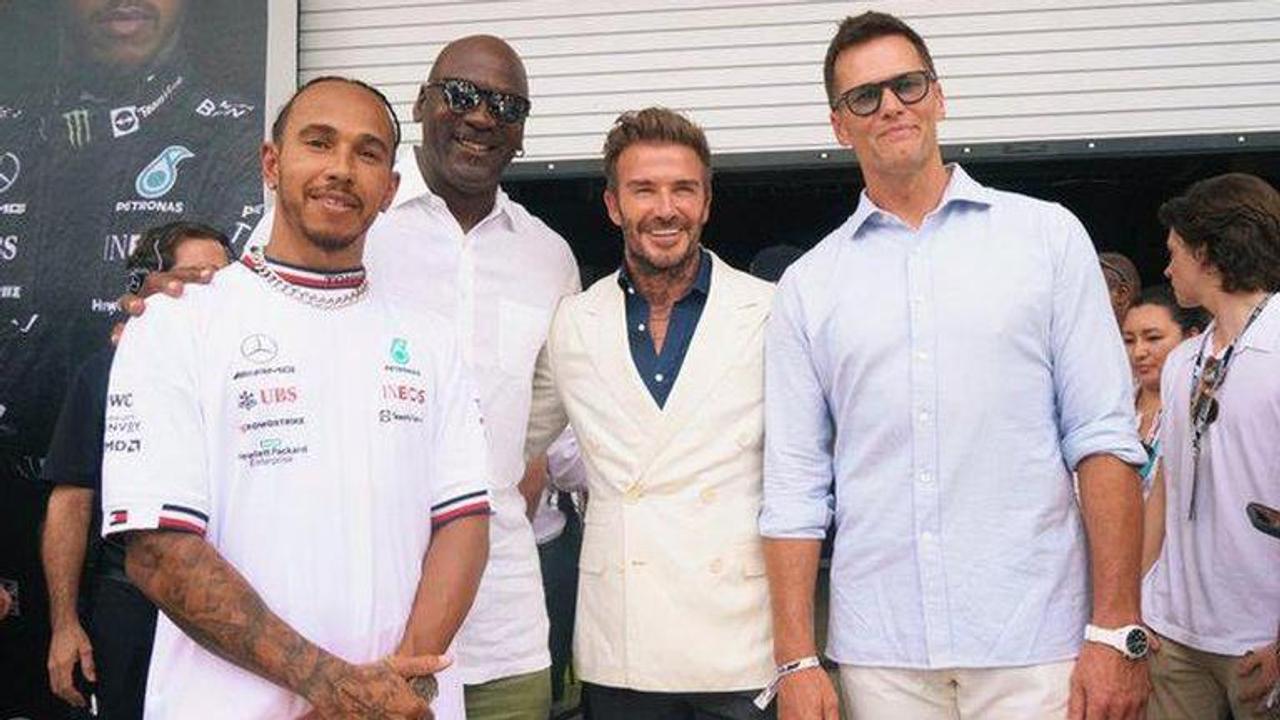 Lewis Hamilton shares Tom Brady, Michael Jordan and David Beckham at Miami GP