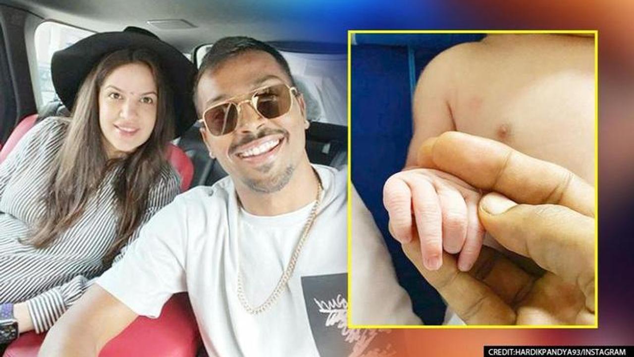 Hardik Pandya shares first picture with his adorable baby son; See Post