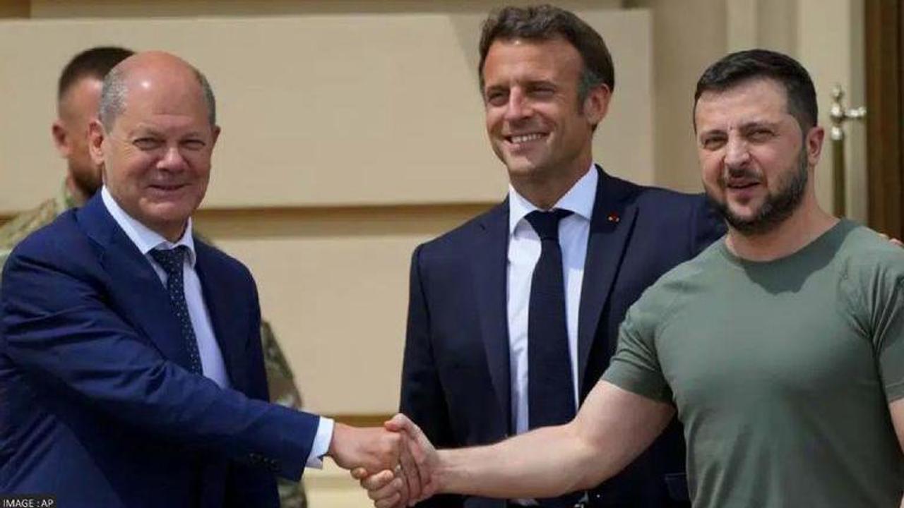 Zelenskyy Macron Olaf