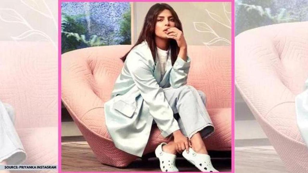 Priyanka Chopra 'misses family' amid lockdown, donns a saree to feel like home