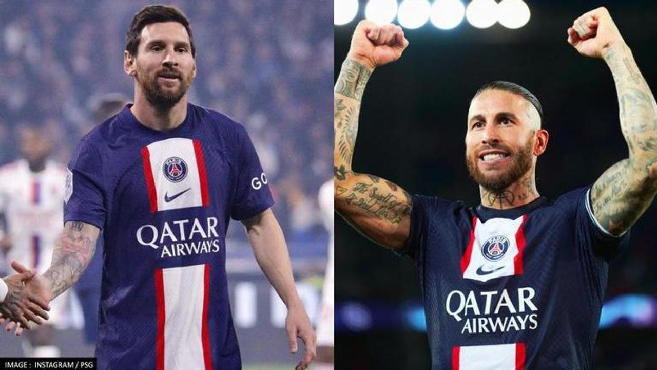 Sergio Ramos, Lionel Messi, Paris Saint Germain