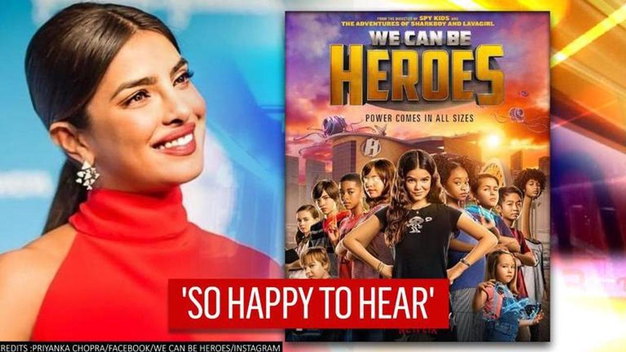 Priyanka Chopra is thankful as 'We Can Be Heroes' is trending on number 1 in the US