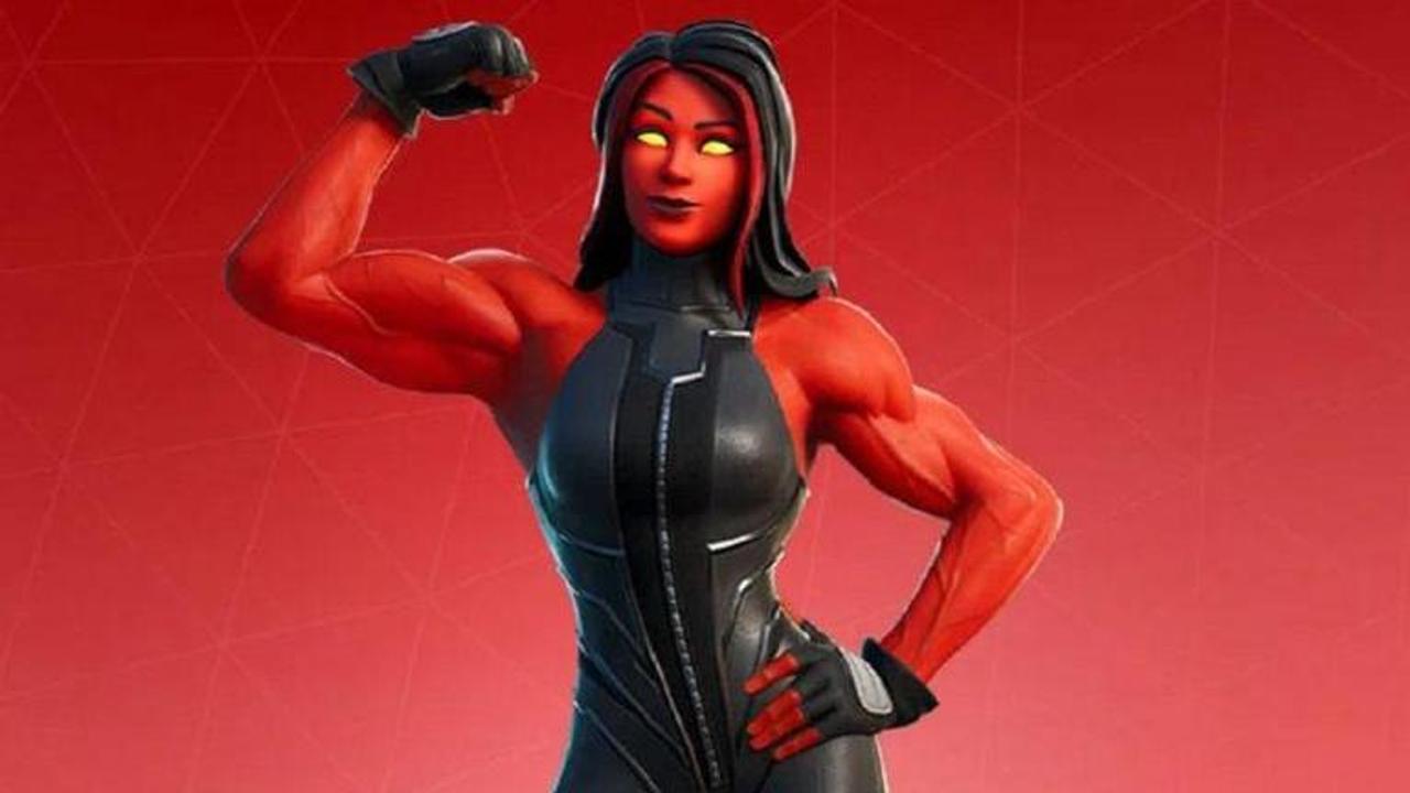 how to get red she hulk in fortnite