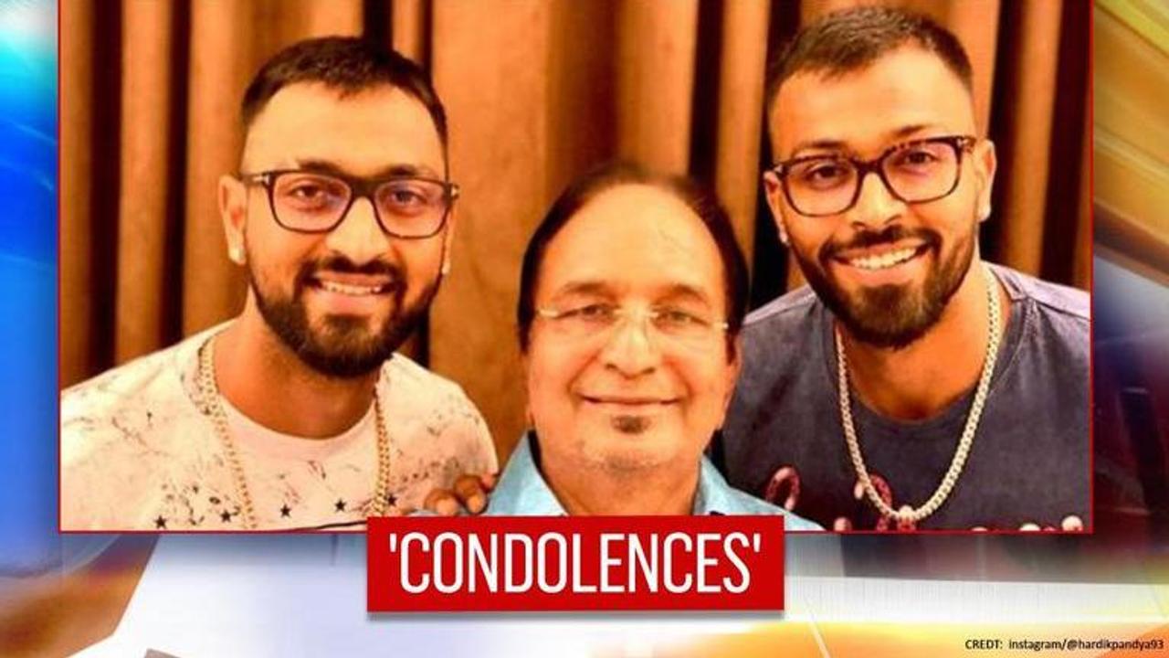 Hardik-Krunal Pandya's father Himanshu Pandya passes away; condolences pour in