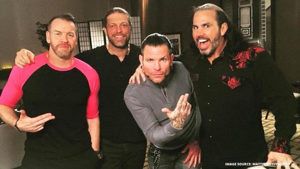 Edge, Christian, Jeff Hardy and Matt Hardy