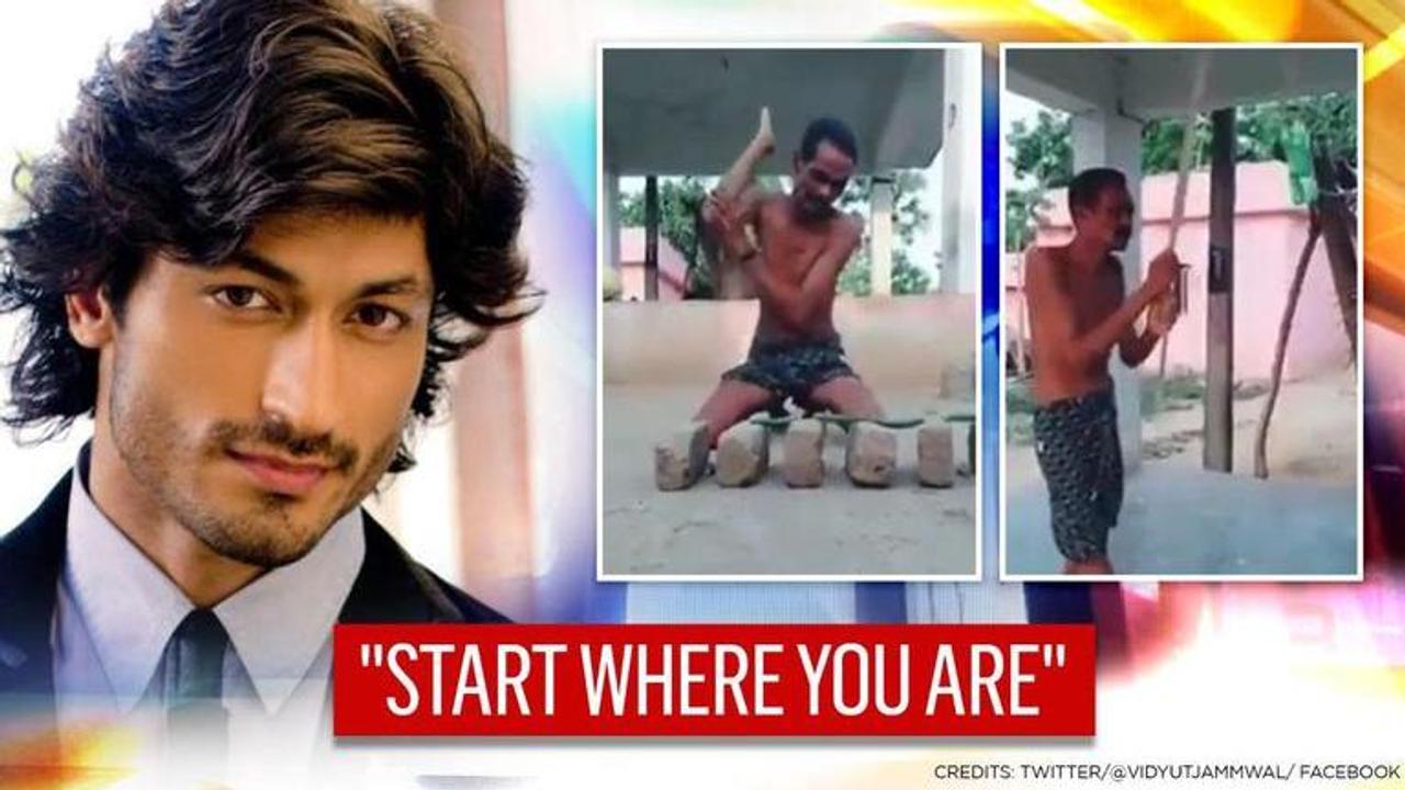 Vidyut Jammwal can't laugh laughing on unique workout video, conveys message through it