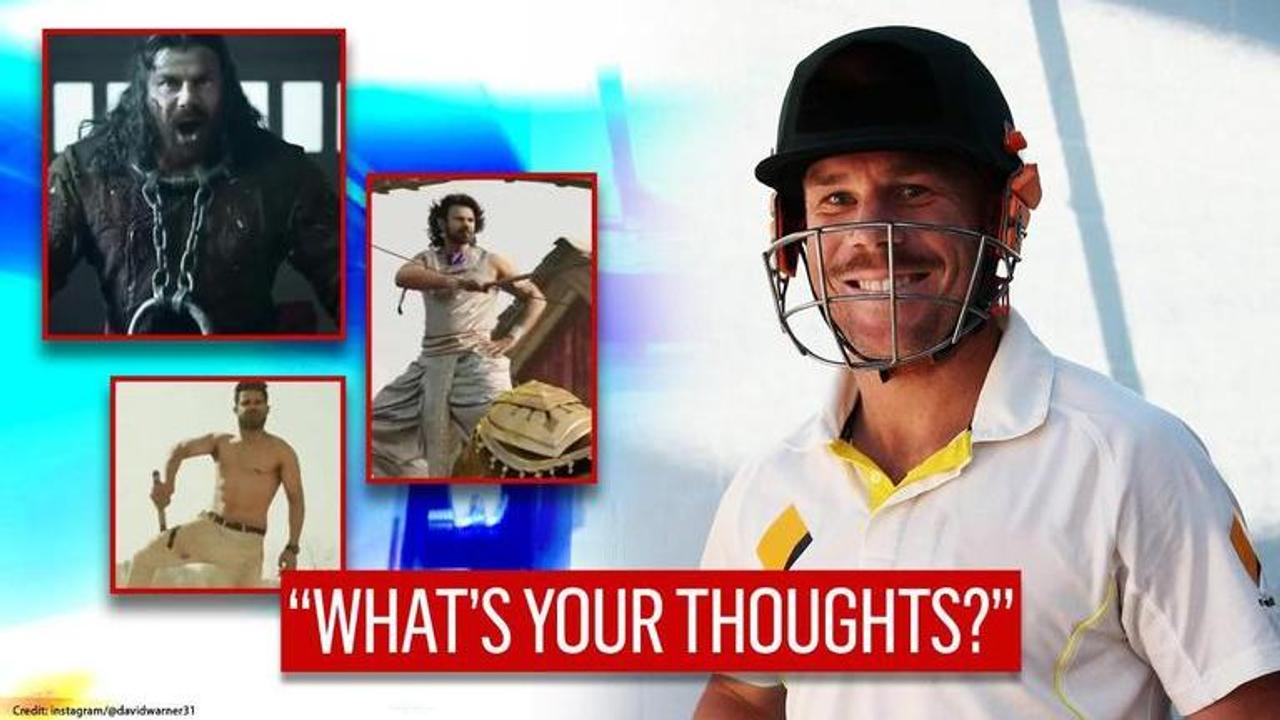 David Warner turns Tollywood stars in quirky style, calls Baahubali 'hardest of them all'