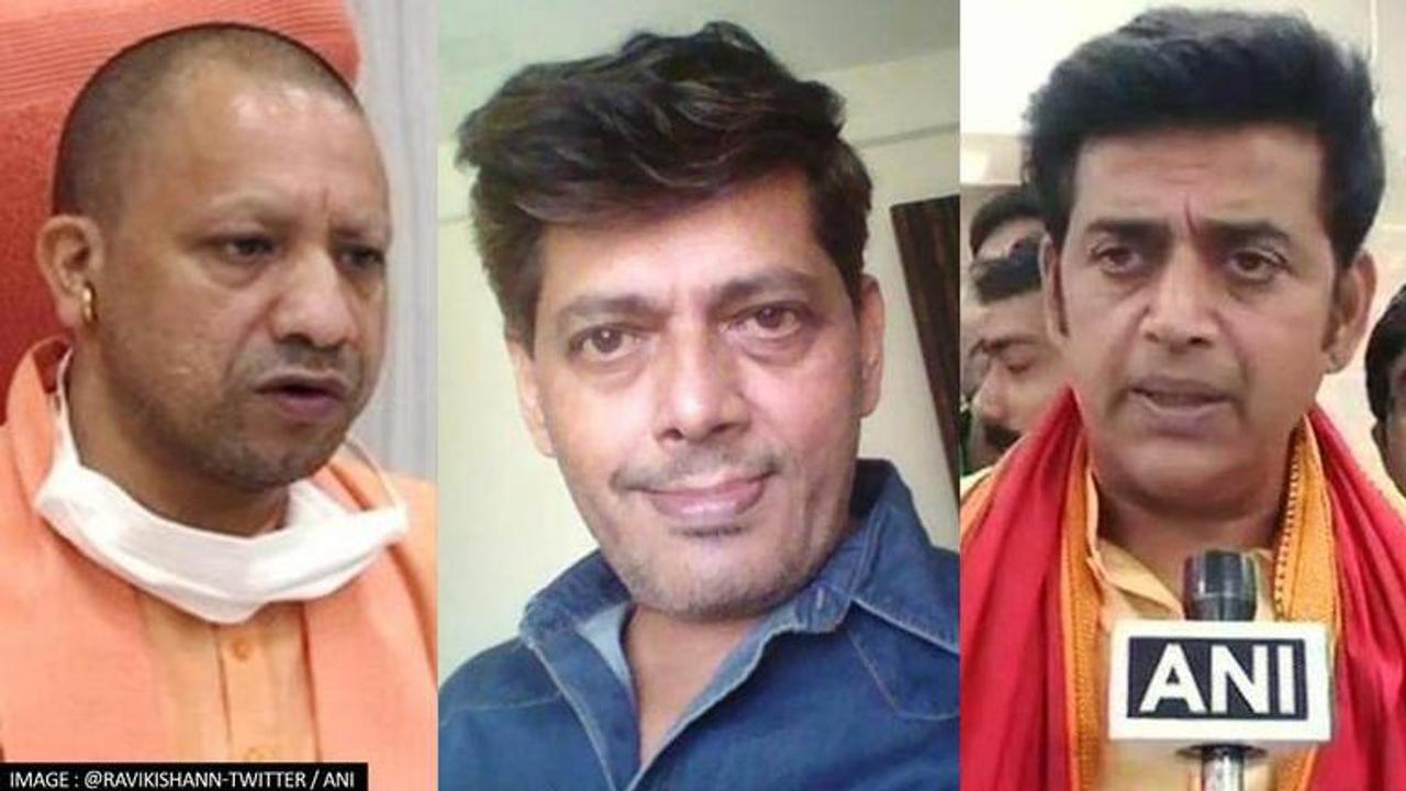 Ravi Kishan, Ravi Kishan's brother, Ramesh Kishan, Ramesh kishan death, Ramesh Kishan's last rites,UP CM YOgi pays tribute to Ramesh