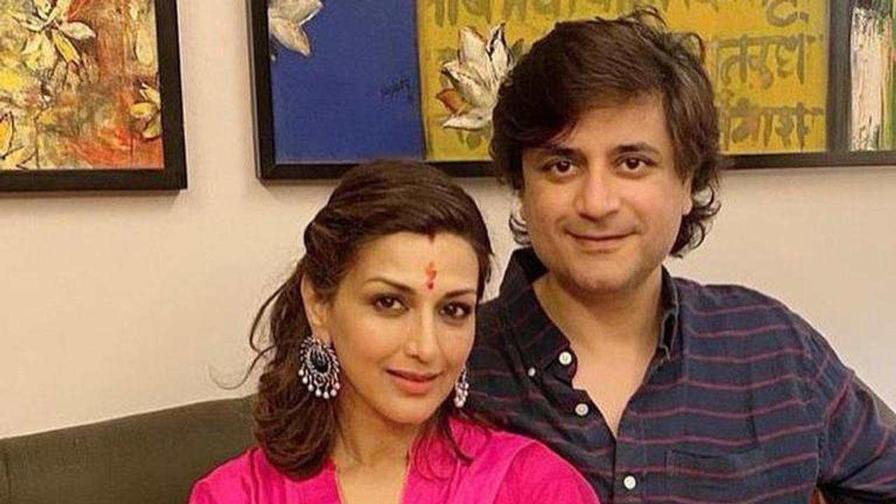 Sonali Bendre, Goldie Behl mark 18th wedding anniversary celebrations with a road trip