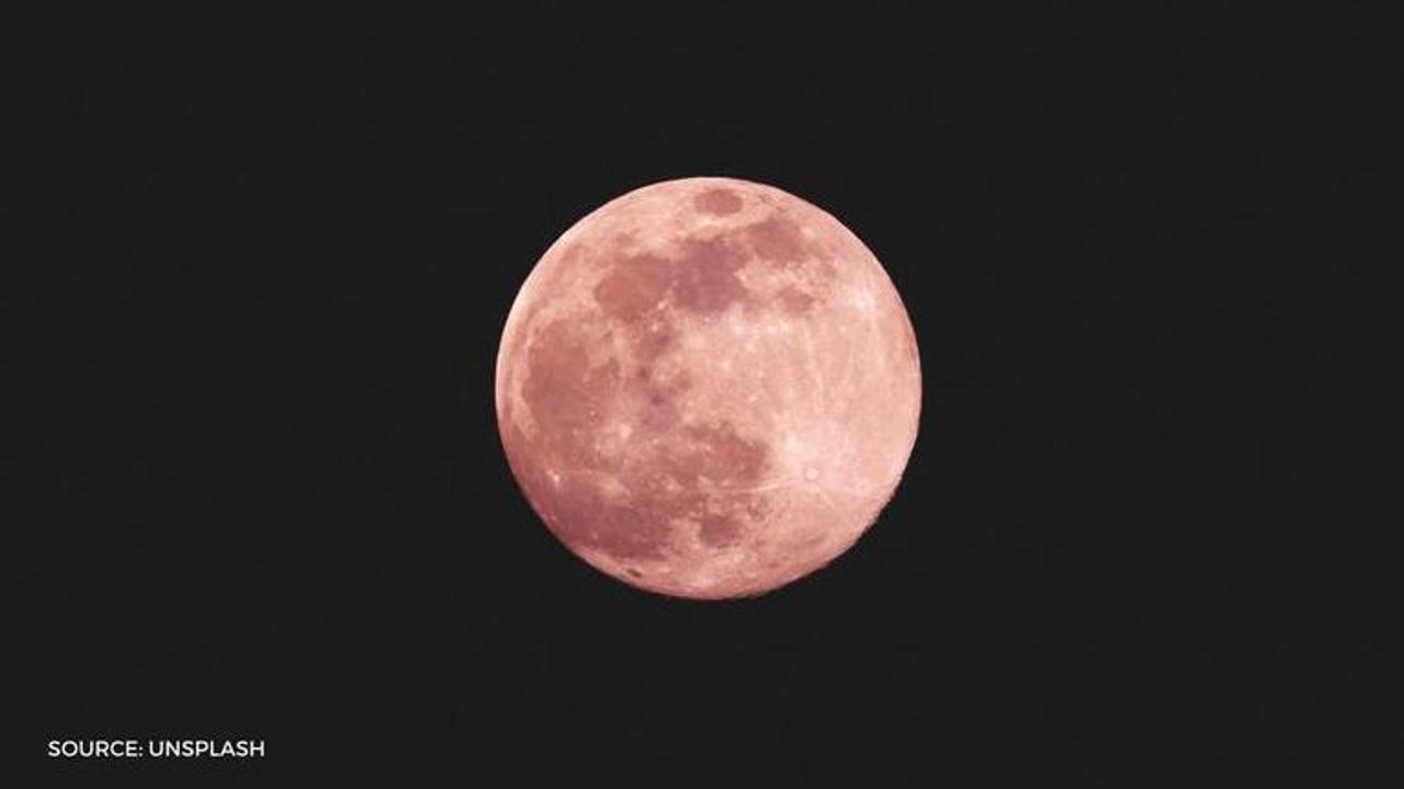 what time will the pink super moon appear