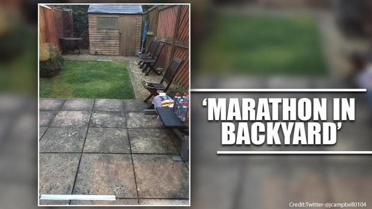 UK: British Man Runs 42-Km Marathon over Five Hours in Backyard, amid coronavirus