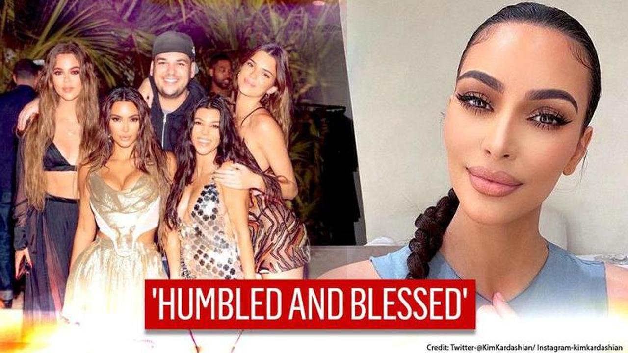 Kim Kardashian gives glimpse of her 40th b'day bash, says 'couldn’t think of a better way'