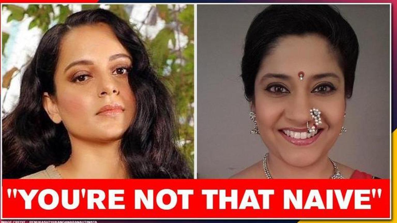 Kangana Ranaut has question for Renuka Shahane post Mumbai comment tweet, latter answers