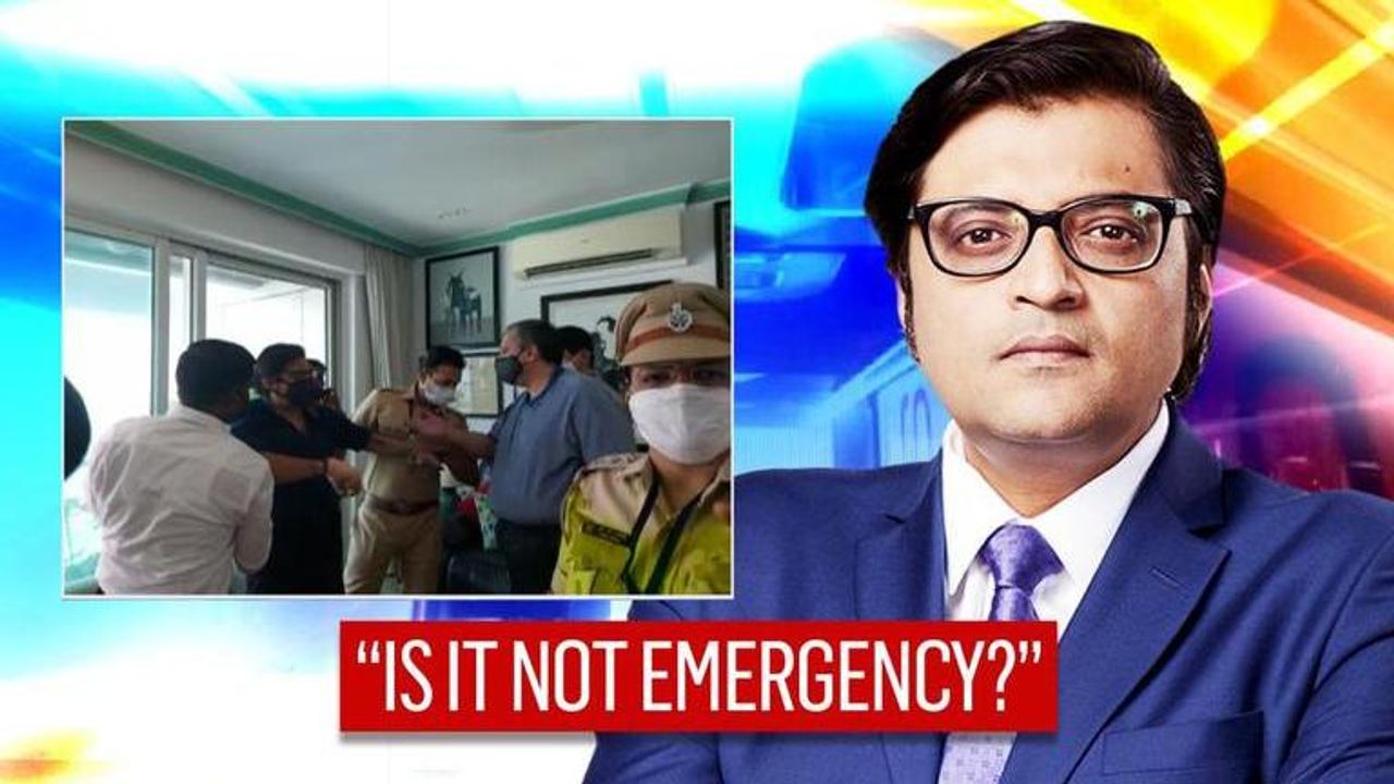 'Is it not Emergency', ask netizens on Arnab Goswami being assaulted by Mumbai Police