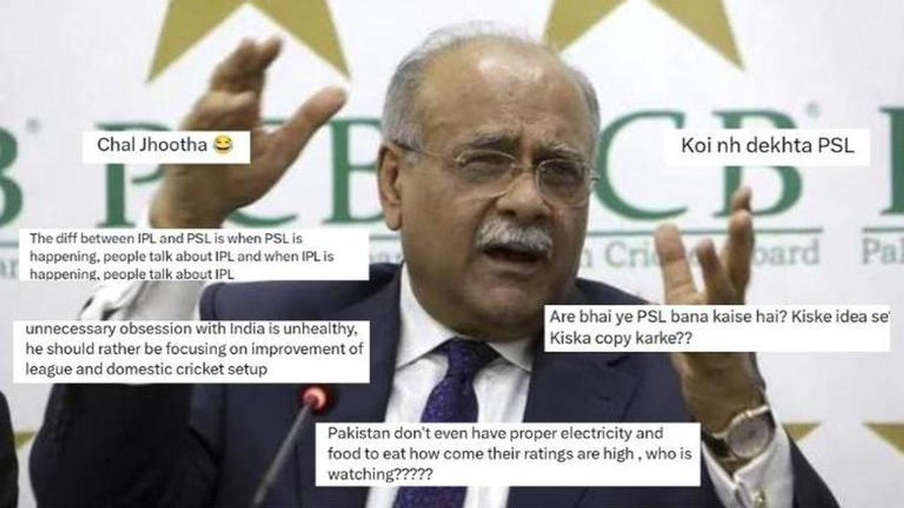 PCB chief Najam Sethi gets trolled after rating PSL higher than IPL