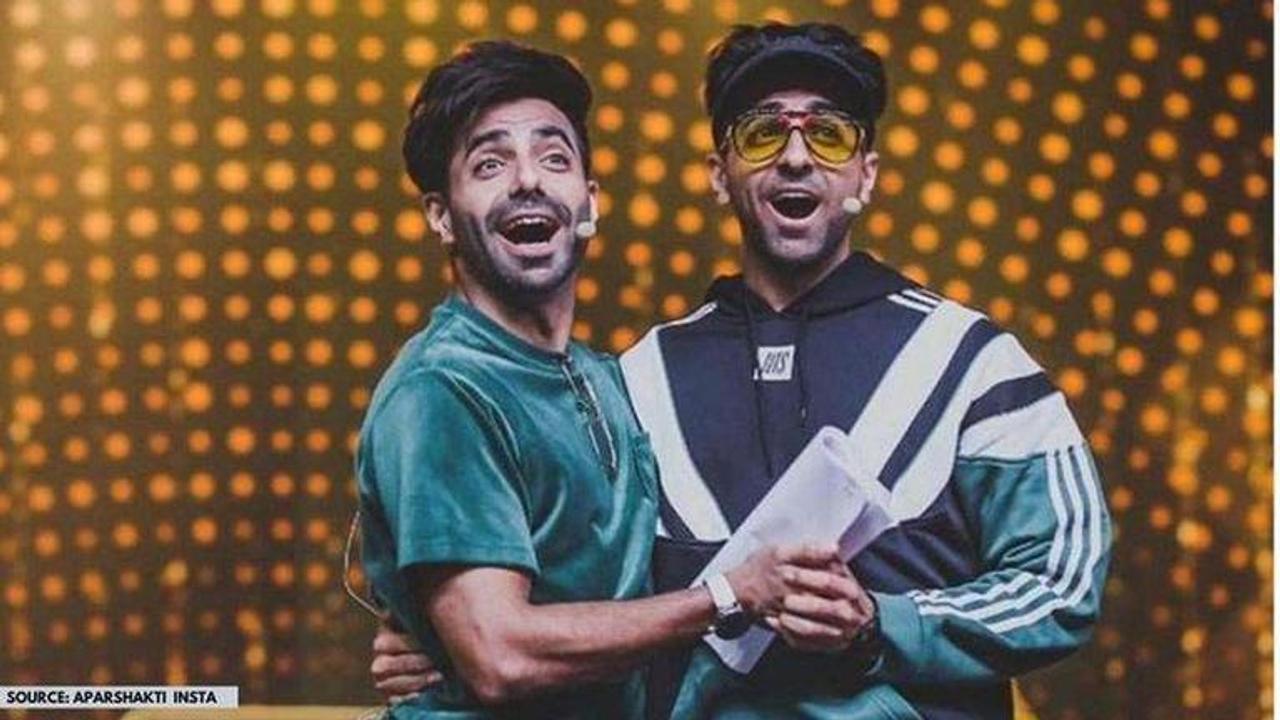 Aparshakti Khurana starts party bookings post COVID-19 with brother Ayushmann in a video