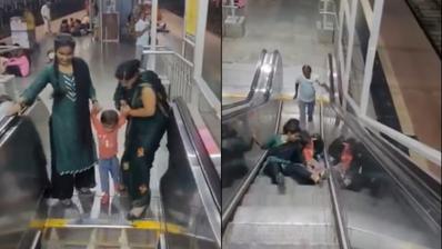 Escalator Viral Video