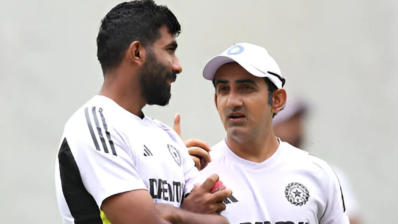 gautam gambhir and Jasprit Bumrah