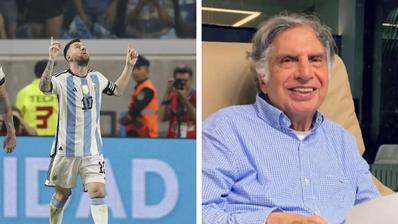 Lionel Messi and Ratan Tata