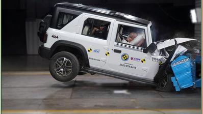 Mahindra Thar Roxx scores five star safety rating in the Bharat NCAP.