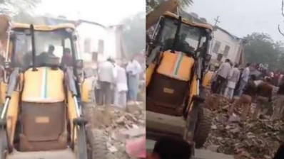 Noida three storey building collapsed.