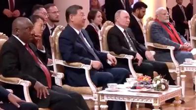 PM Modi at BRICS Kazan dinner music night