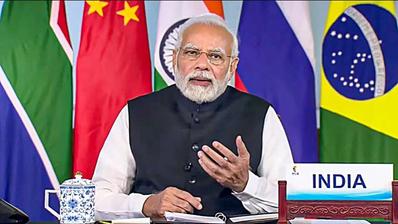 PM Modi's Call at BRICS: Peace Through Diplomacy, No Room For Double Standards on Terrorism 